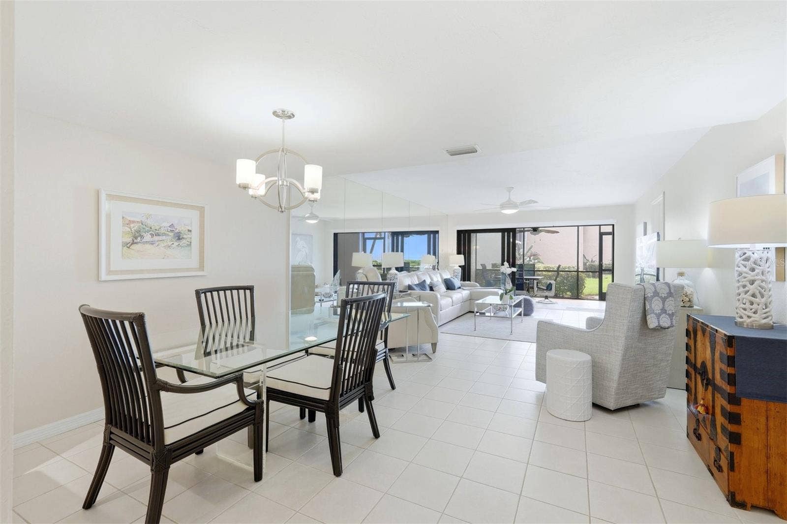 5655 GULF OF MEXICO DRIVE, #A107, Longboat Key, FL 34228 Dining area with water views