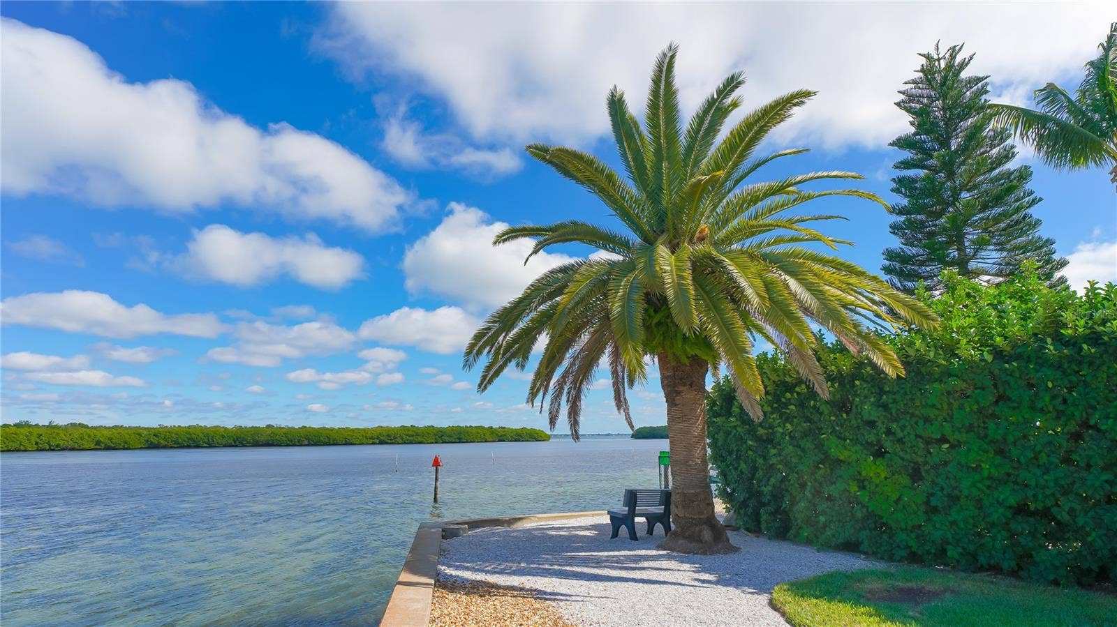 4800 GULF OF MEXICO DRIVE, #205, Longboat Key, FL 34228 Tranquility Bench! Southern-most Point of Property!