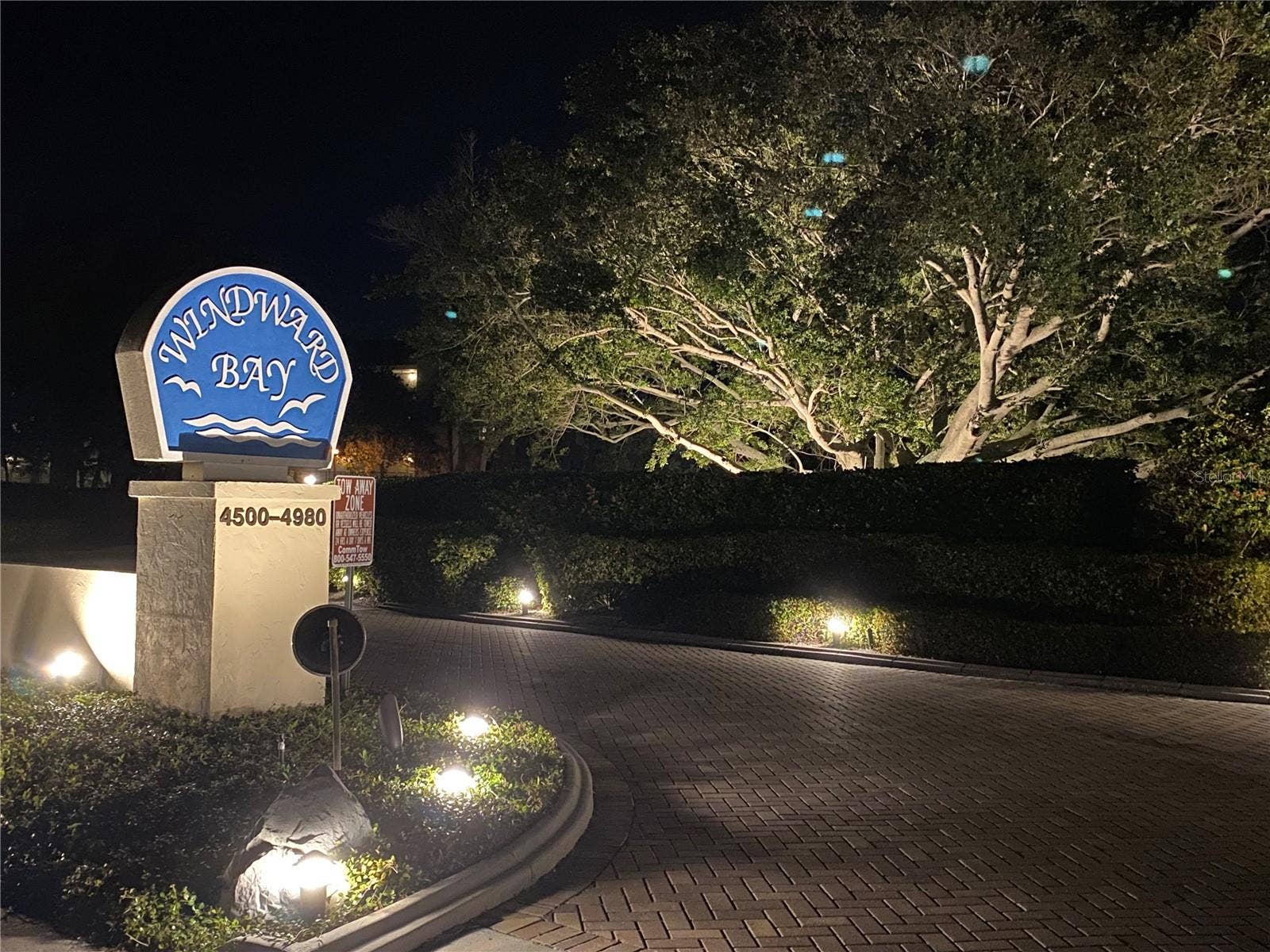 4800 GULF OF MEXICO DRIVE, #205, Longboat Key, FL 34228 Windward Bay Entrance at Night!