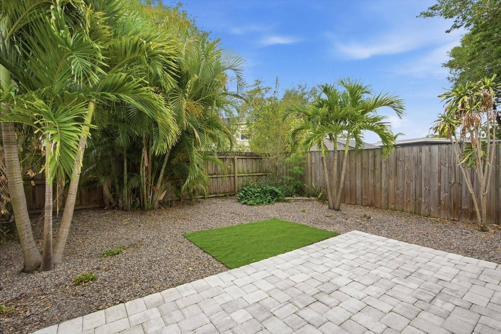 104 CHESAPEAKE AVENUE, #C6, Tampa, FL 33606 Fenced back yard with extra area on side for kayaks, bikes ect