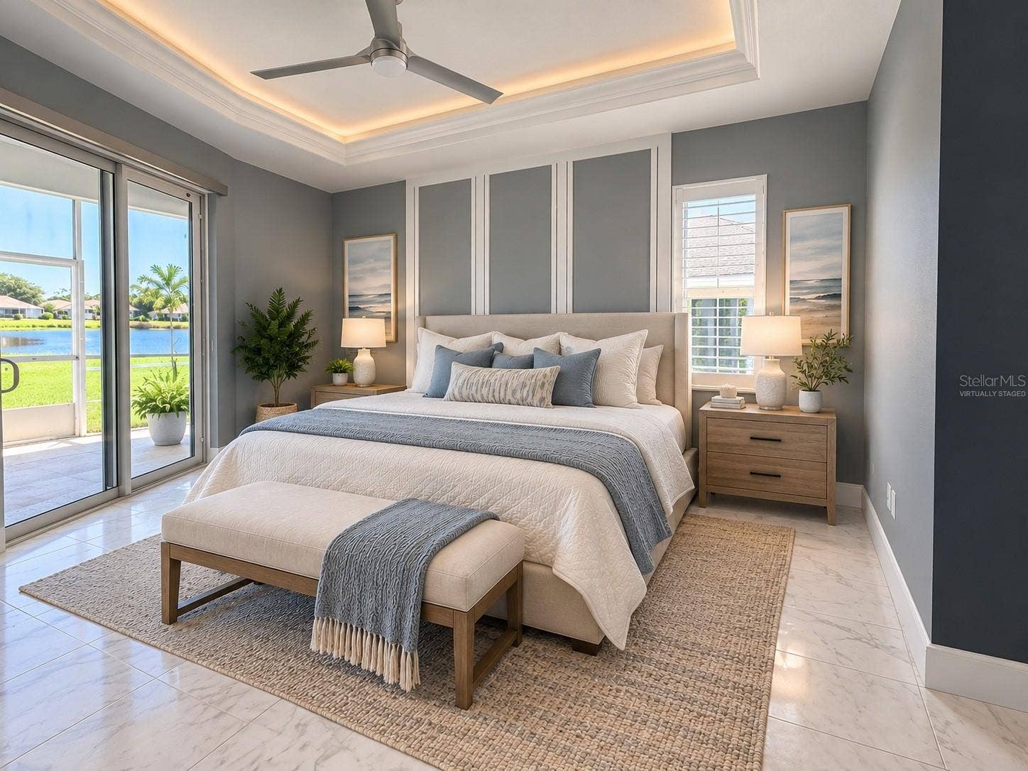 3226 45TH WAY E, Bradenton, FL 34203 Virtually Staged Master Bedroom