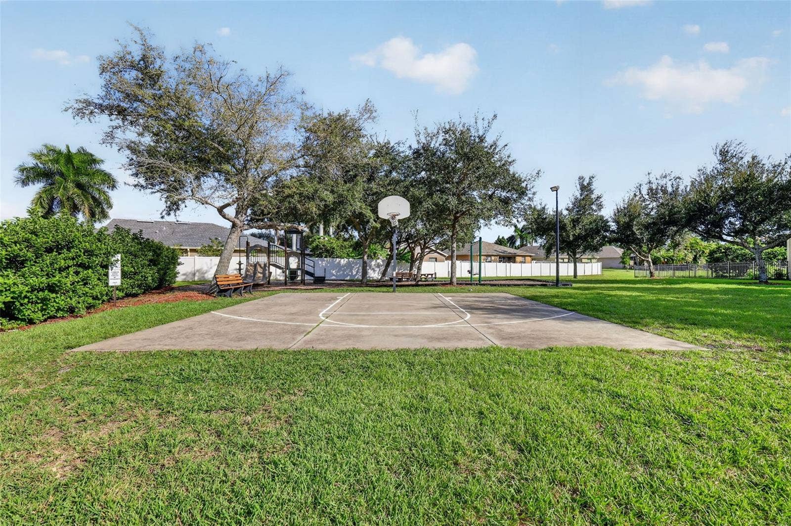 PLAYGROUND AND BASKETBALL COURT