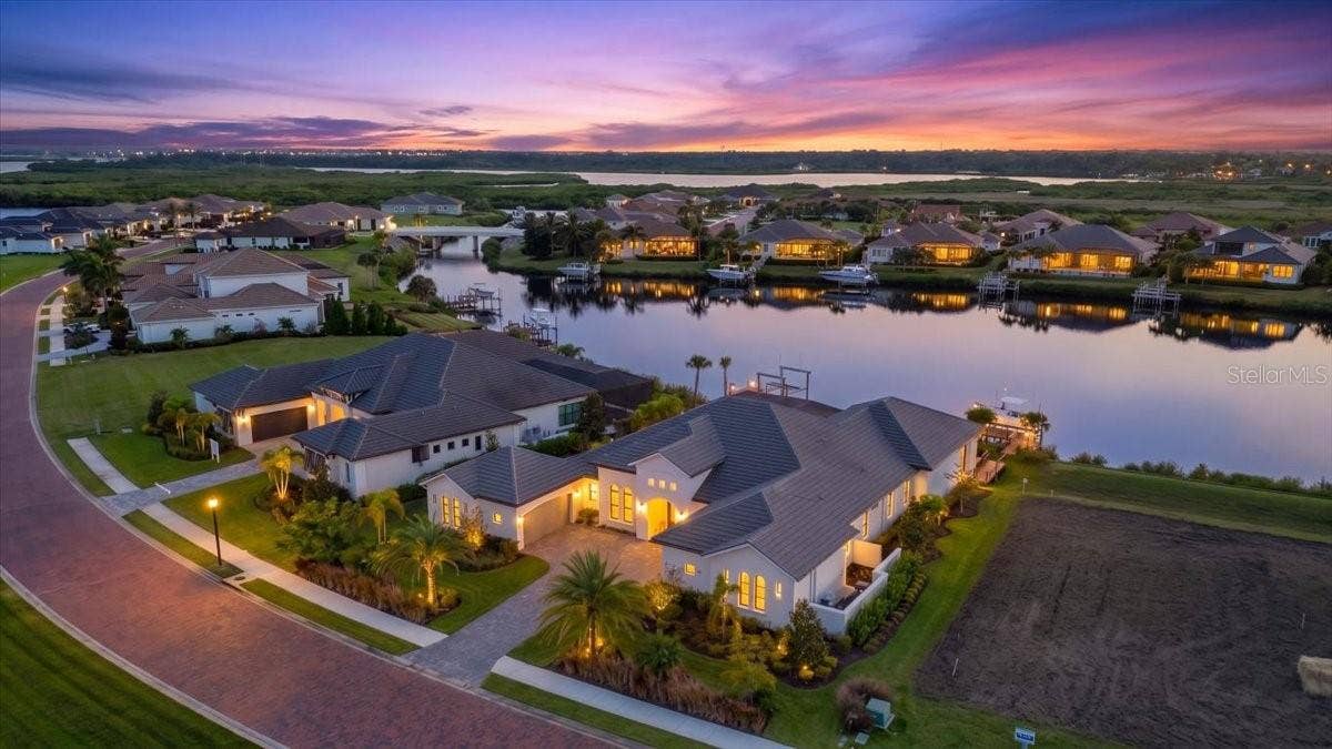 1625 RIO VISTA TERRACE, Parrish, FL 34219 Overlooking Central Harbour leading to the Manatee River