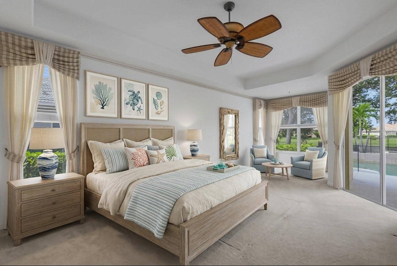 8339 BARTON FARMS BOULEVARD, Sarasota, FL 34240 virtually staged primary bdrm