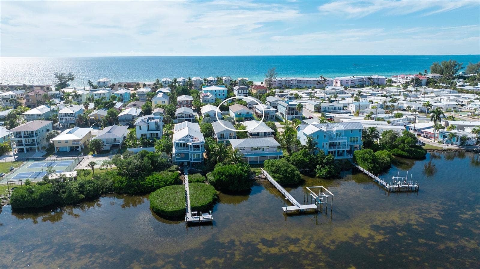 2514 AVENUE B, Bradenton Beach, FL 34217 Less than a block to the Bay with access at the end of 26th.