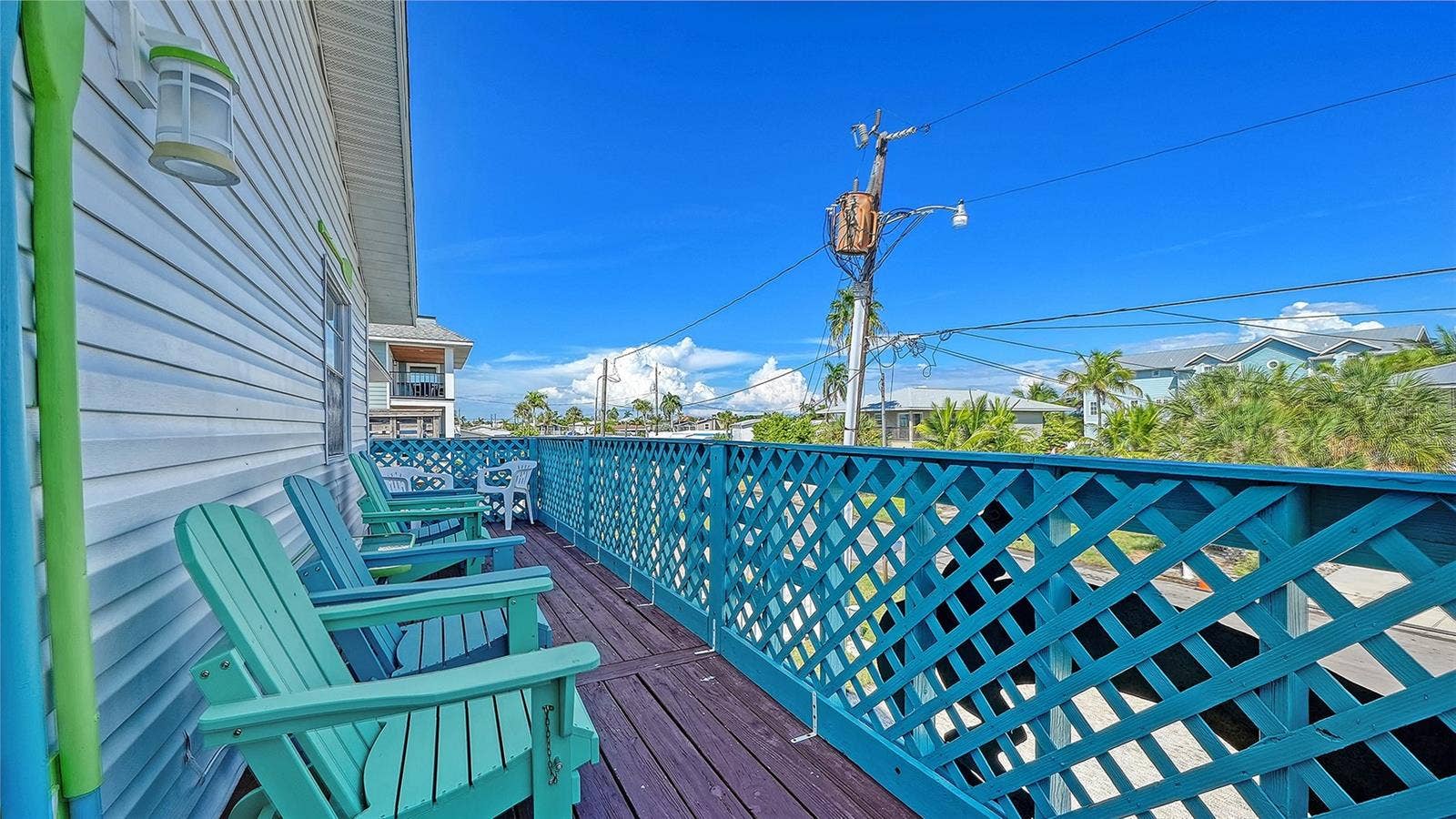 2514 AVENUE B, Bradenton Beach, FL 34217 Unit A, front balcony overlooking the street.