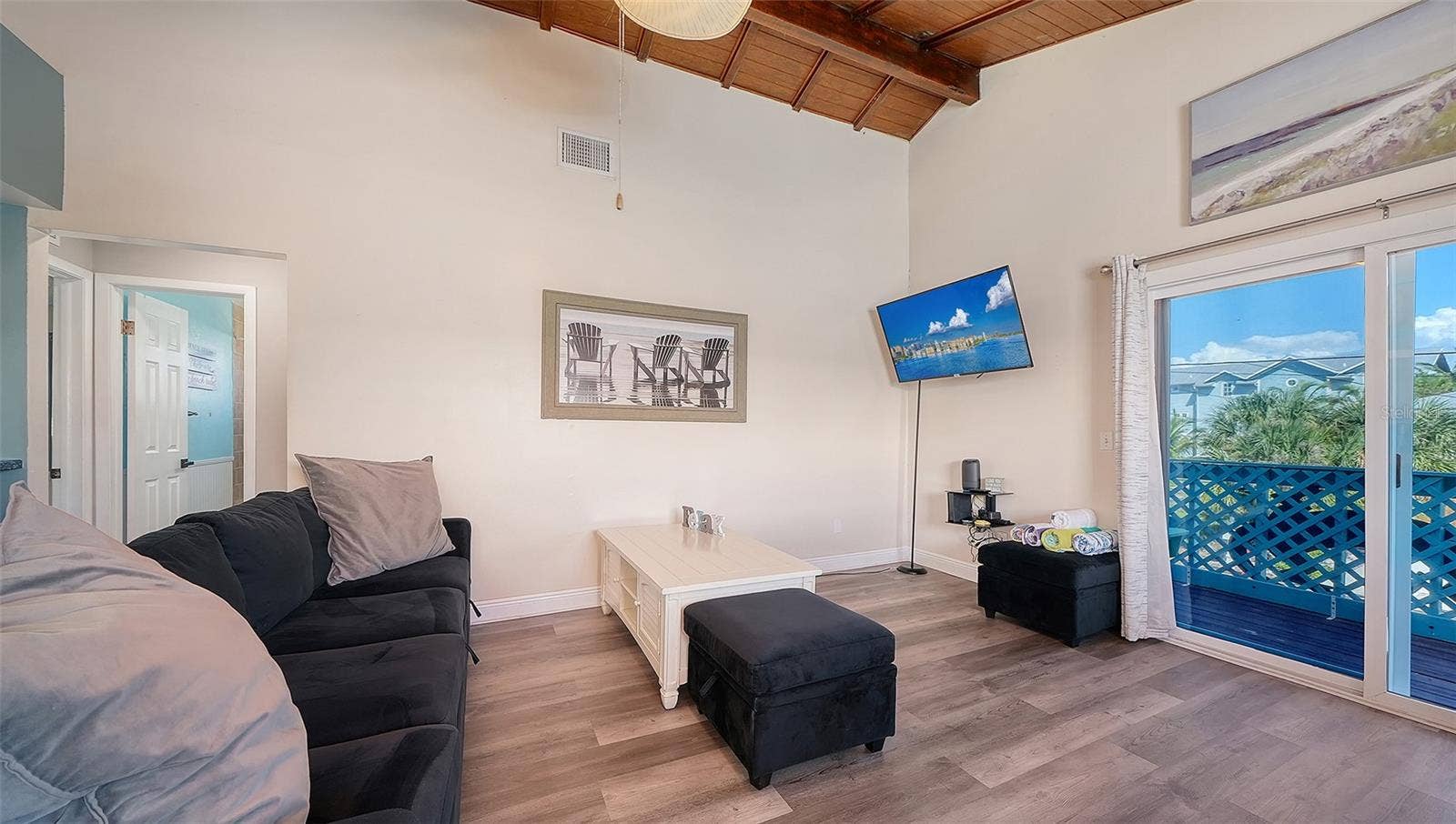 2514 AVENUE B, Bradenton Beach, FL 34217 Unit A, Living Room.