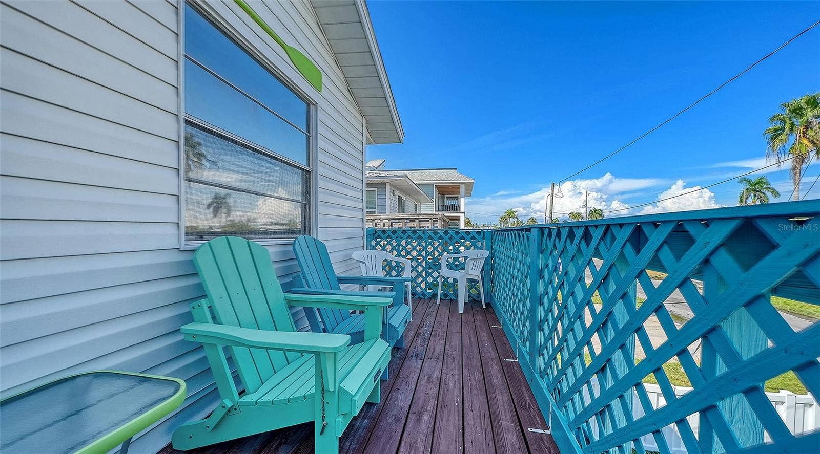 2514 AVENUE B, Bradenton Beach, FL 34217 Unit A, side balcony.