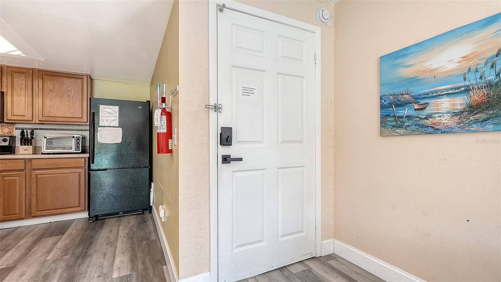 2514 AVENUE B, Bradenton Beach, FL 34217 Unit B, entry doorway.