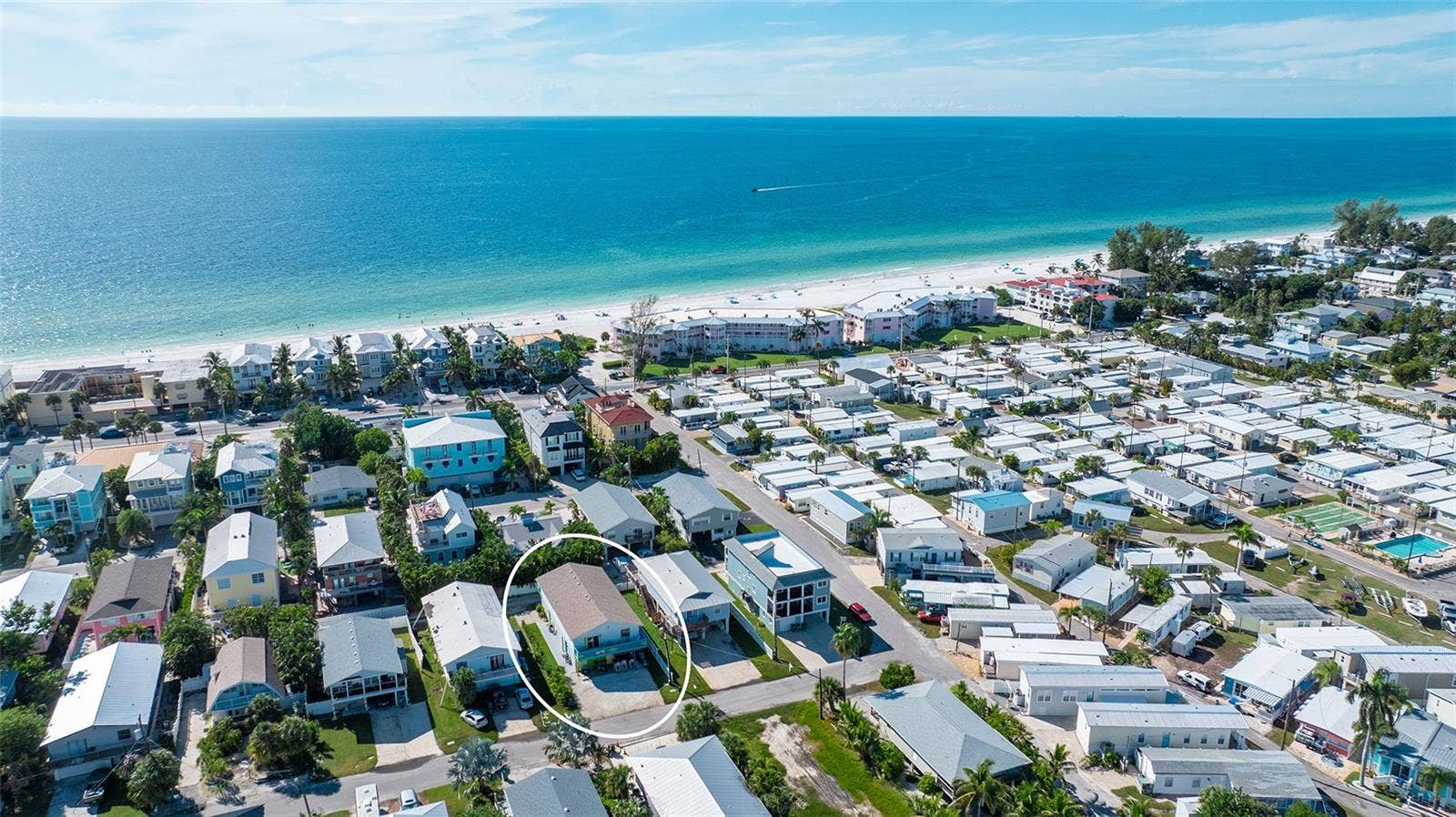 2514 AVENUE B, Bradenton Beach, FL 34217 Less than three blocks to the Gulf and beach.