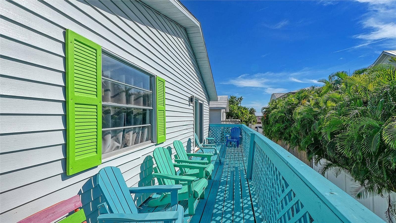 2514 AVENUE B, Bradenton Beach, FL 34217 Unit B, side balcony.