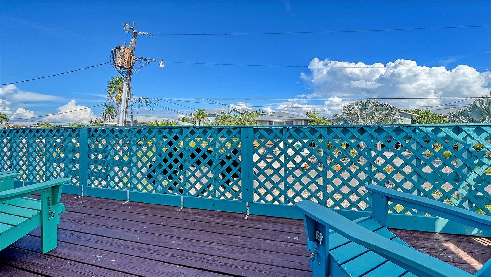 2514 AVENUE B, Bradenton Beach, FL 34217 Unit A, front balcony overlooking the street.