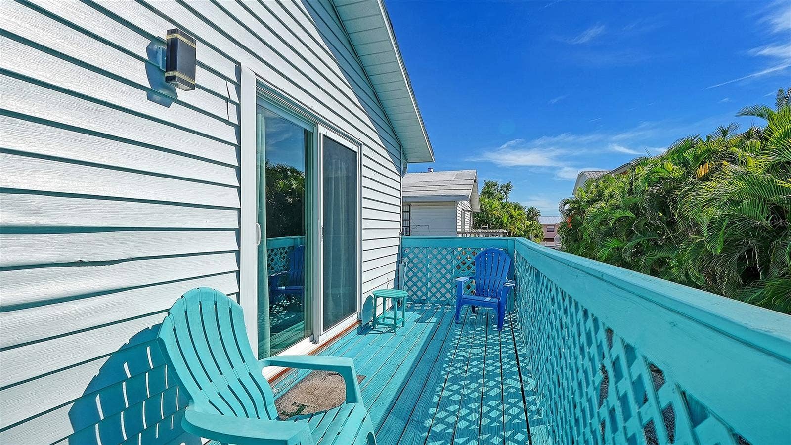 2514 AVENUE B, Bradenton Beach, FL 34217 Unit A, side balcony.