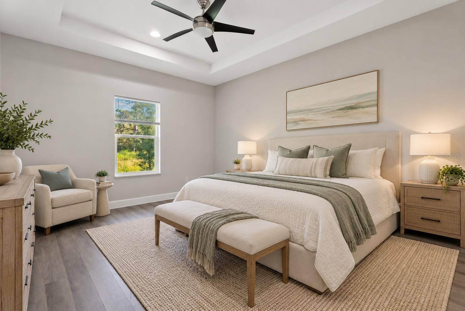 5784 GADSHAW AVENUE, North Port, FL 34291 Primary Bedroom Staging