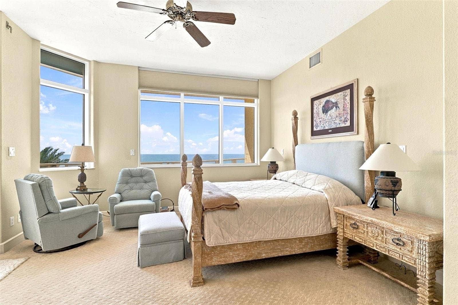 2185 GULF OF MEXICO DRIVE, #243, Longboat Key, FL 34228 The primary suite has stunning views of the water and beach.