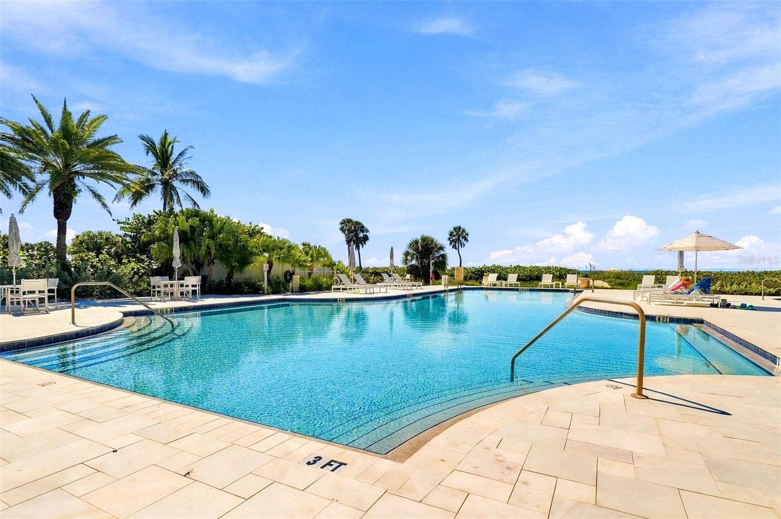 2185 GULF OF MEXICO DRIVE, #243, Longboat Key, FL 34228 Heated pool with ample space to swim laps.