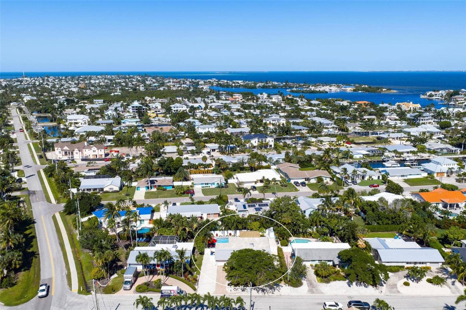 504 69TH STREET, Holmes Beach, FL 34217 Aerial views to the north