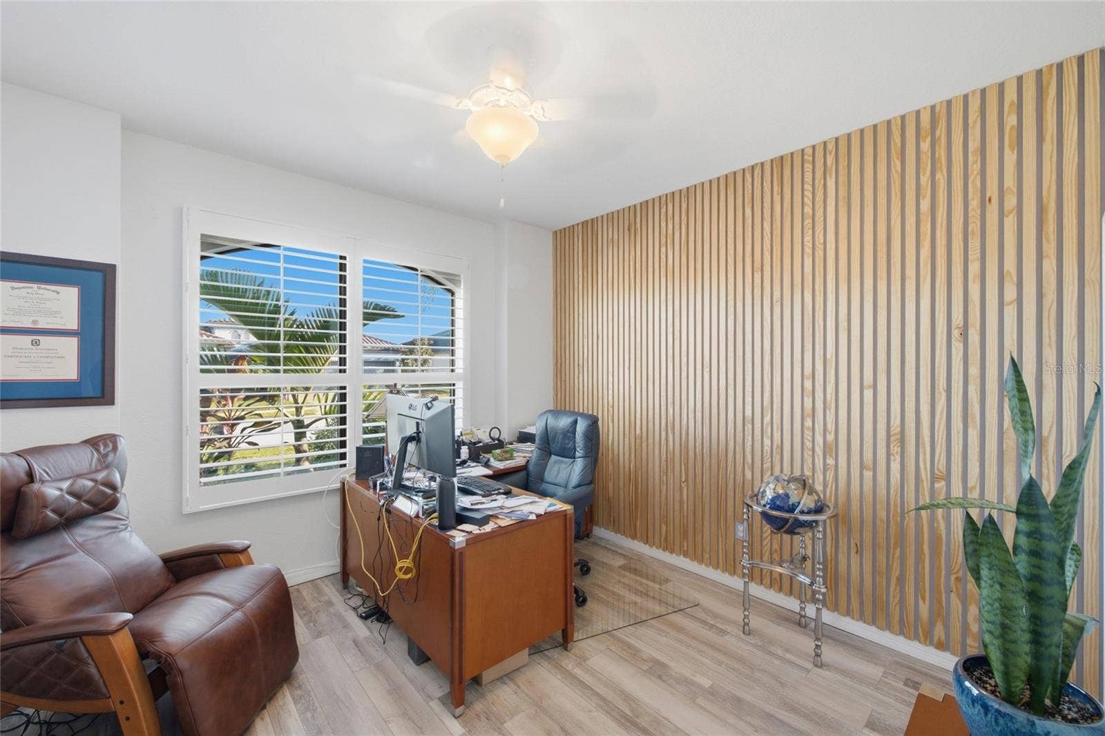 6726 ROOKERY LAKE DRIVE, Bradenton, FL 34212 Office with Custom Accent Wall