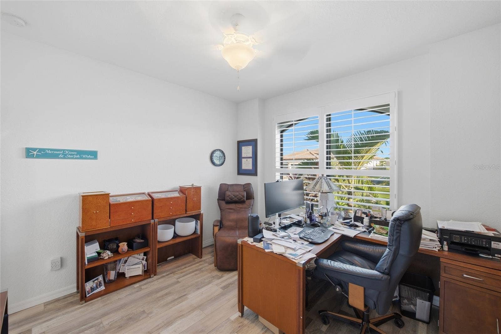 6726 ROOKERY LAKE DRIVE, Bradenton, FL 34212 Office with Custom Accent Wall