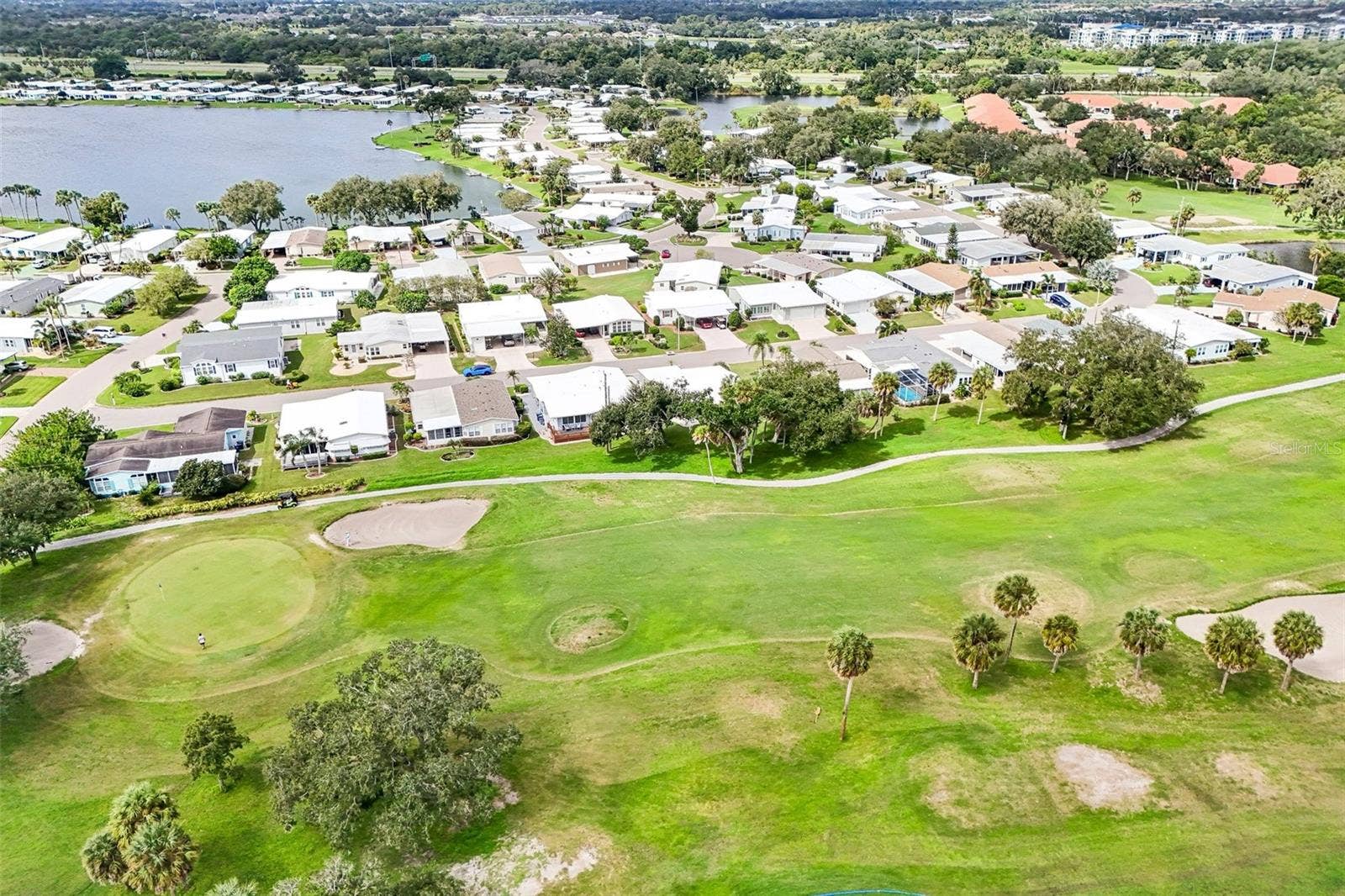 8510 COUNTESS AVENUE CIRCLE, Palmetto, FL 34221 Arial View of Green