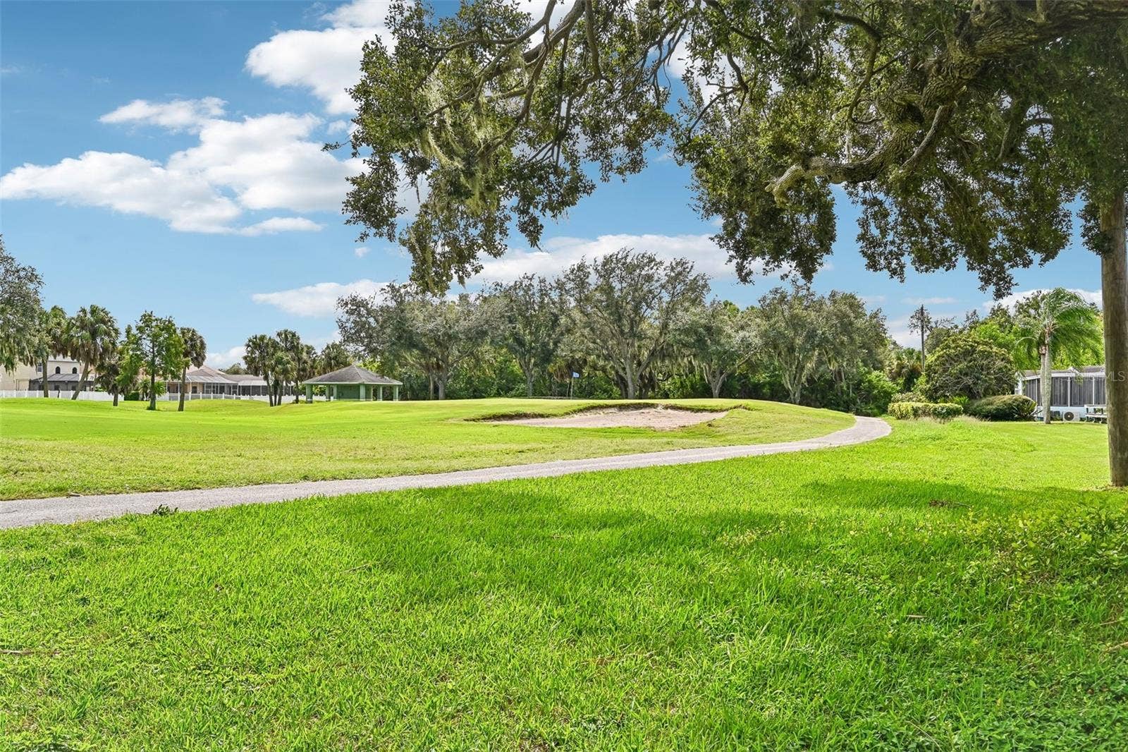 8510 COUNTESS AVENUE CIRCLE, Palmetto, FL 34221 View of 14th Green from Yard