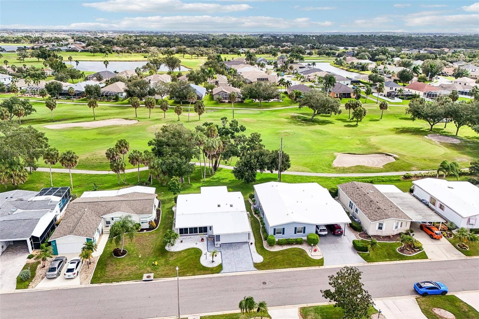 8510 COUNTESS AVENUE CIRCLE, Palmetto, FL 34221 Arial View from Front of House