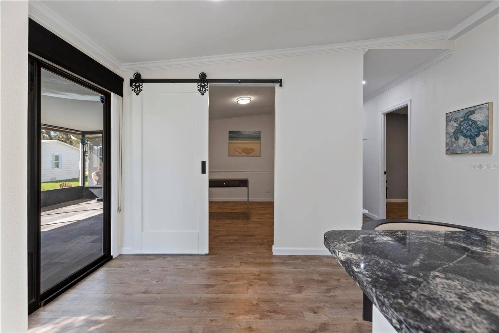 Barn Door to Den