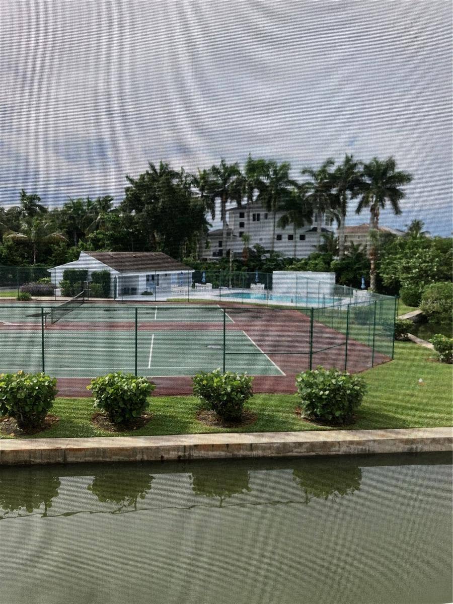 Tennis Courts view
