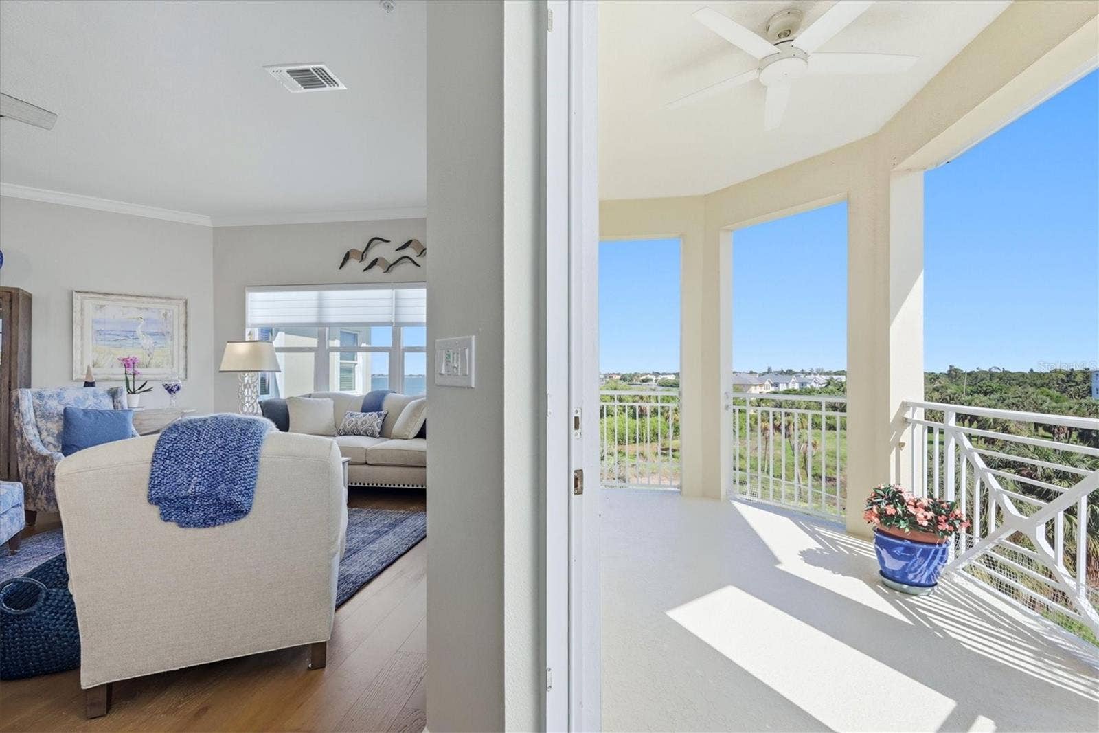 7920 34TH AVENUE W, #303, Bradenton, FL 34209 Balcony off the living room