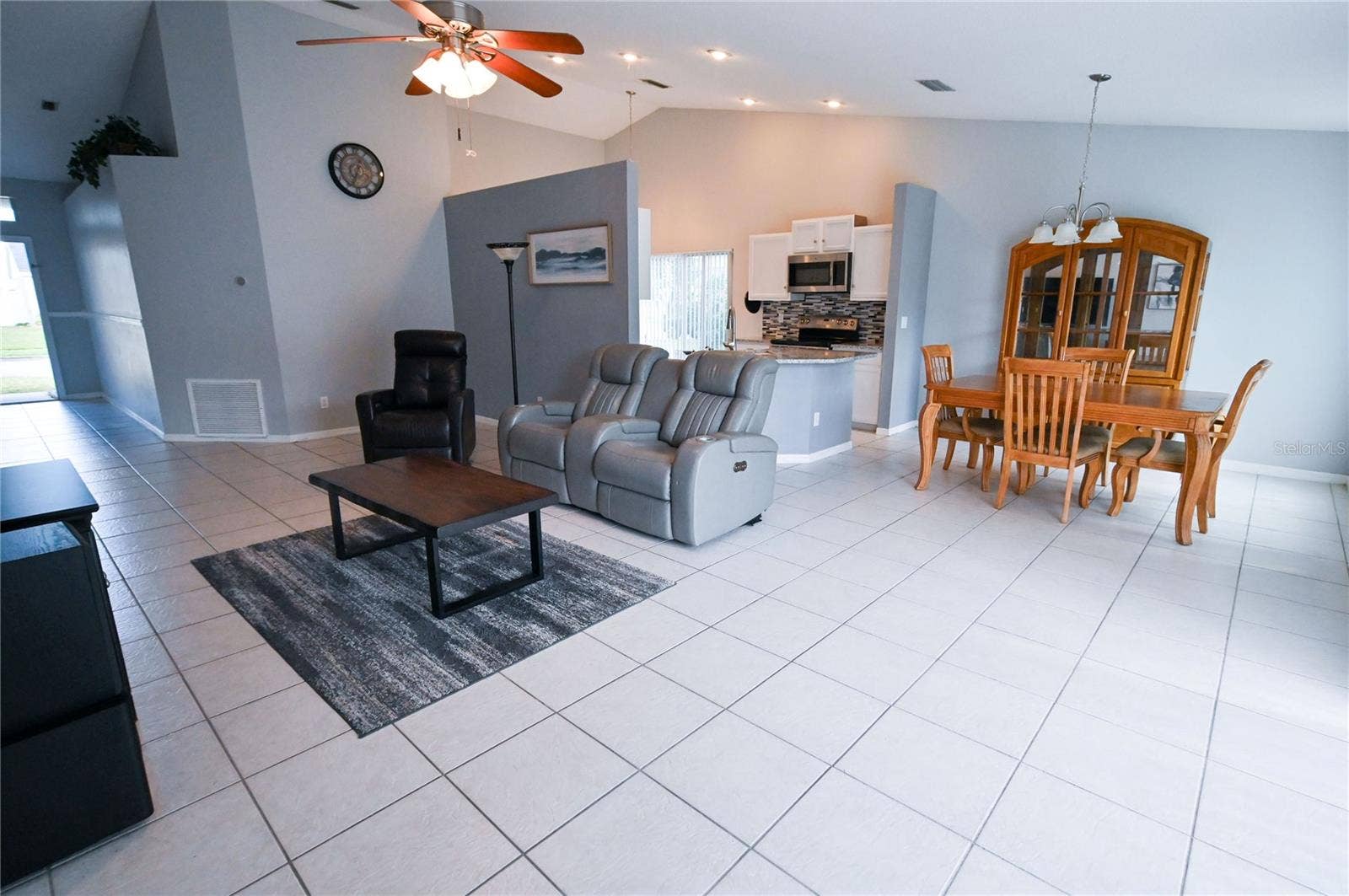 4680 56TH DRIVE E, Bradenton, FL 34203 Open concept living dining and kitchen
