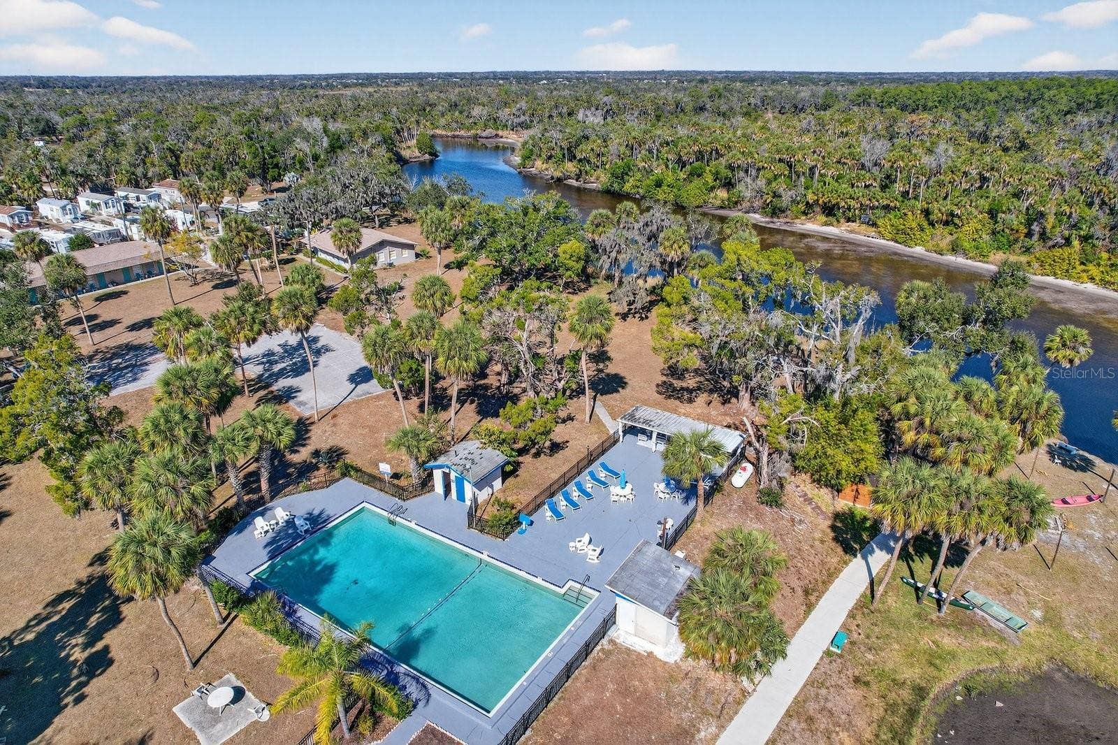 1010 W FAITH CIRCLE, #20, Bradenton, FL 34212 Aerial view of community