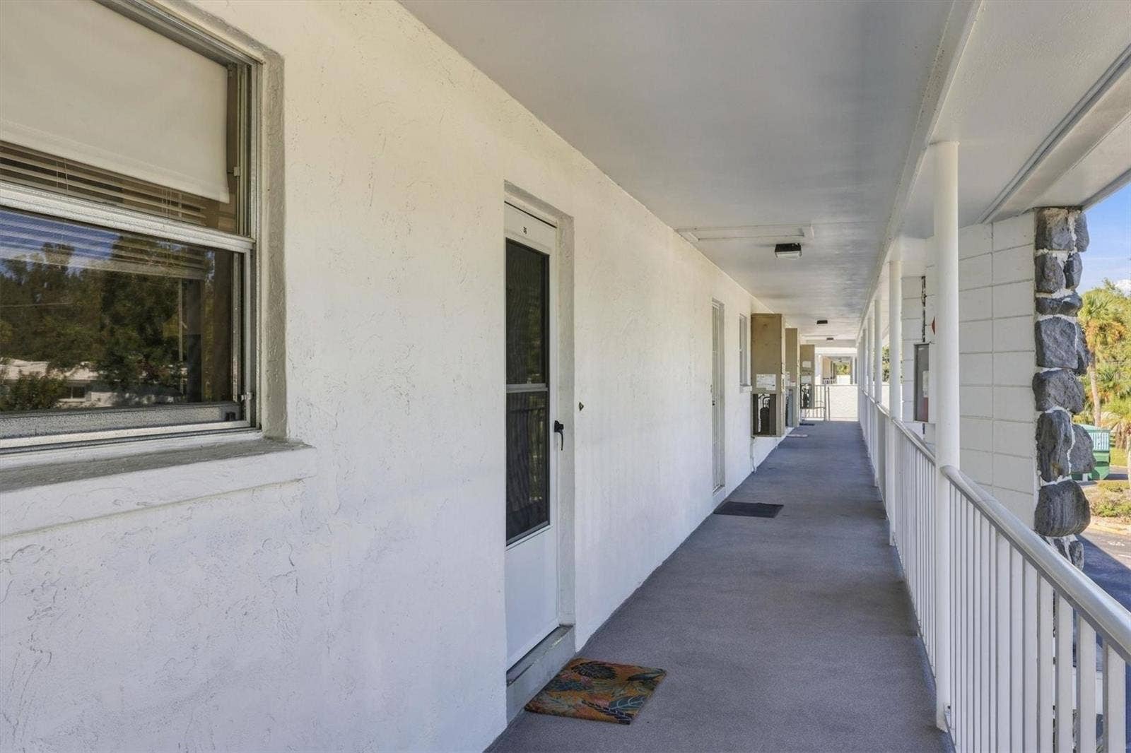 3950 ROXANE BOULEVARD, #3B, Sarasota, FL 34235 covered porch entry
