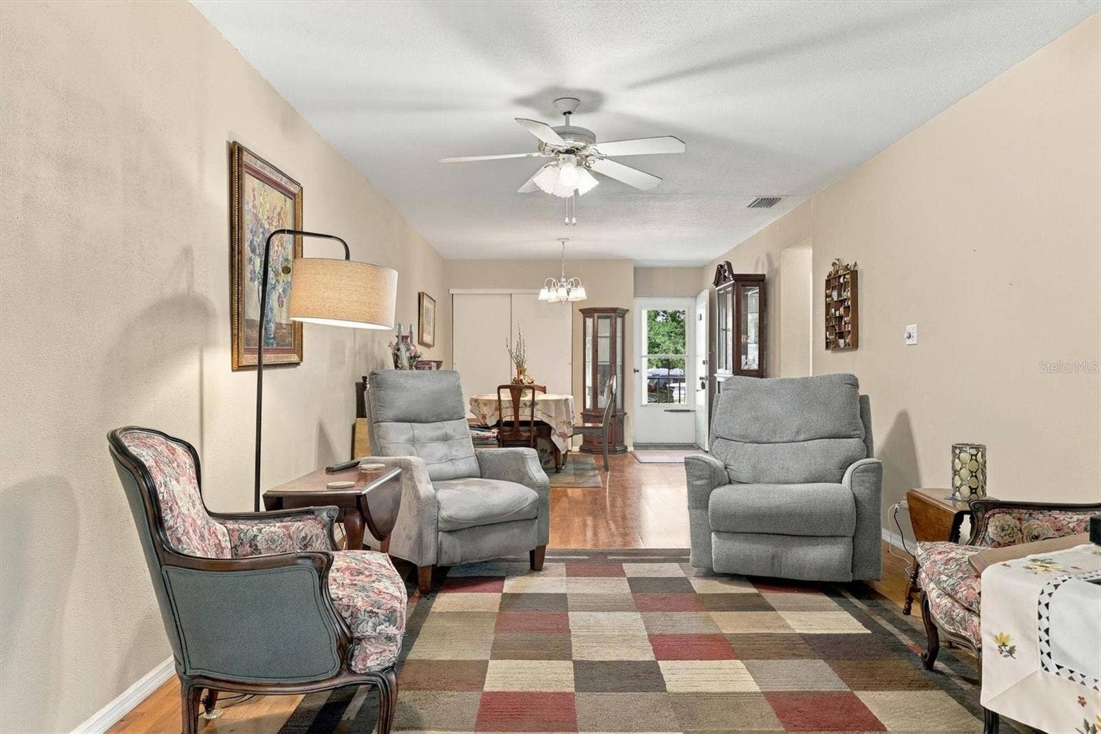 3950 ROXANE BOULEVARD, #3B, Sarasota, FL 34235 living room dining room combo