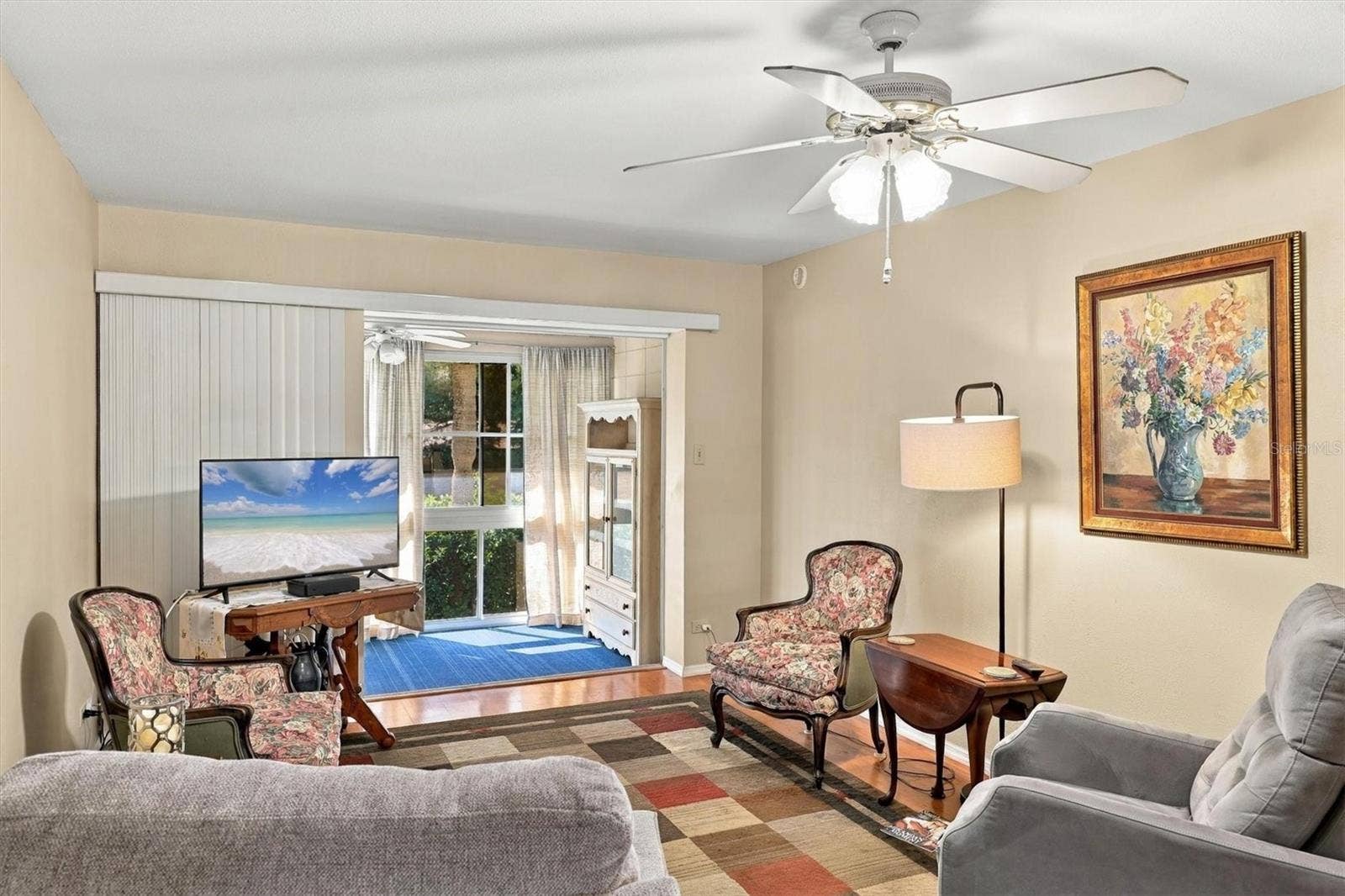 3950 ROXANE BOULEVARD, #3B, Sarasota, FL 34235 view to lanai