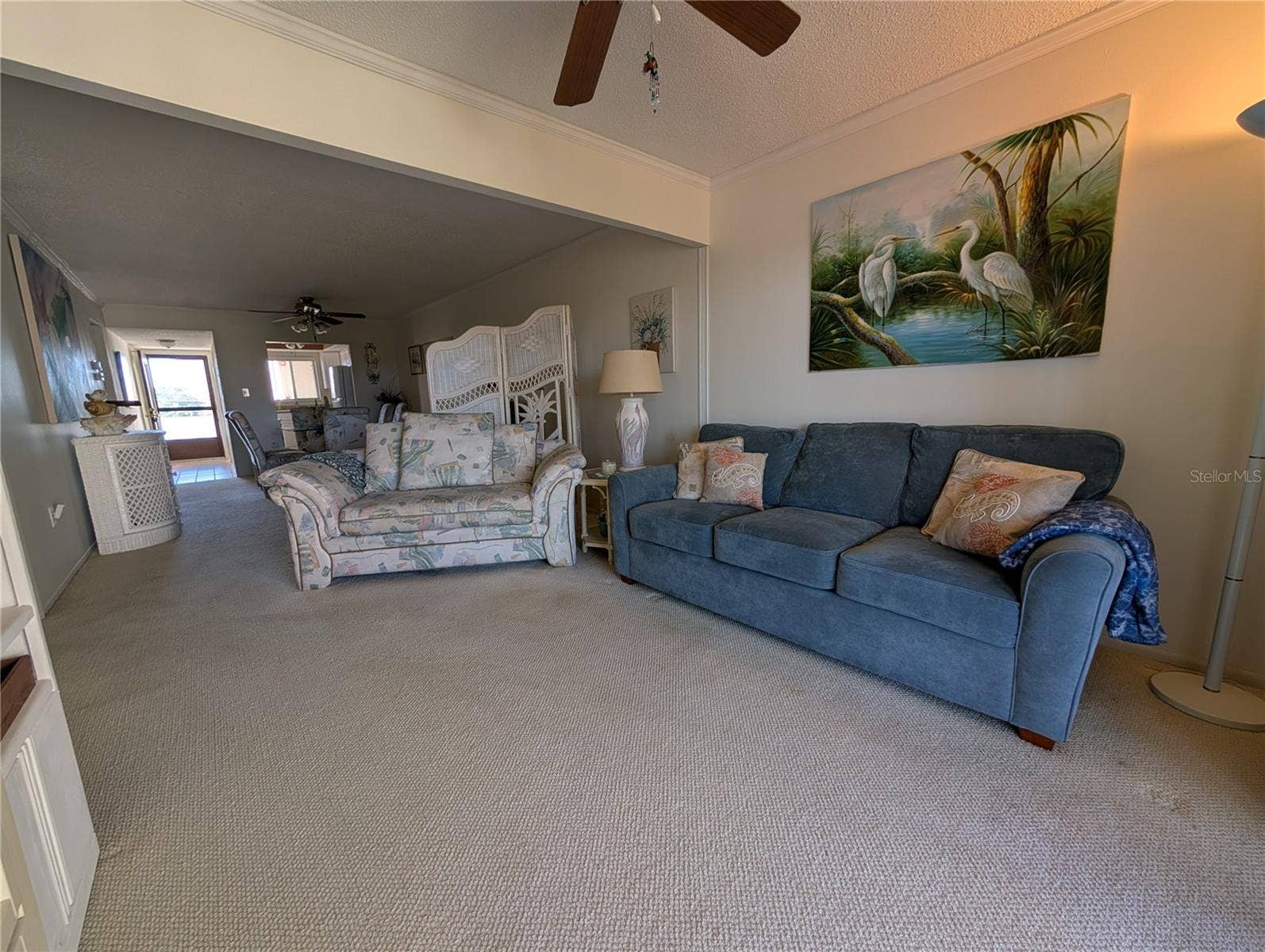 3779 LAKE BAYSHORE DRIVE, #H-402, Bradenton, FL 34205 Long view from lanai door towards front