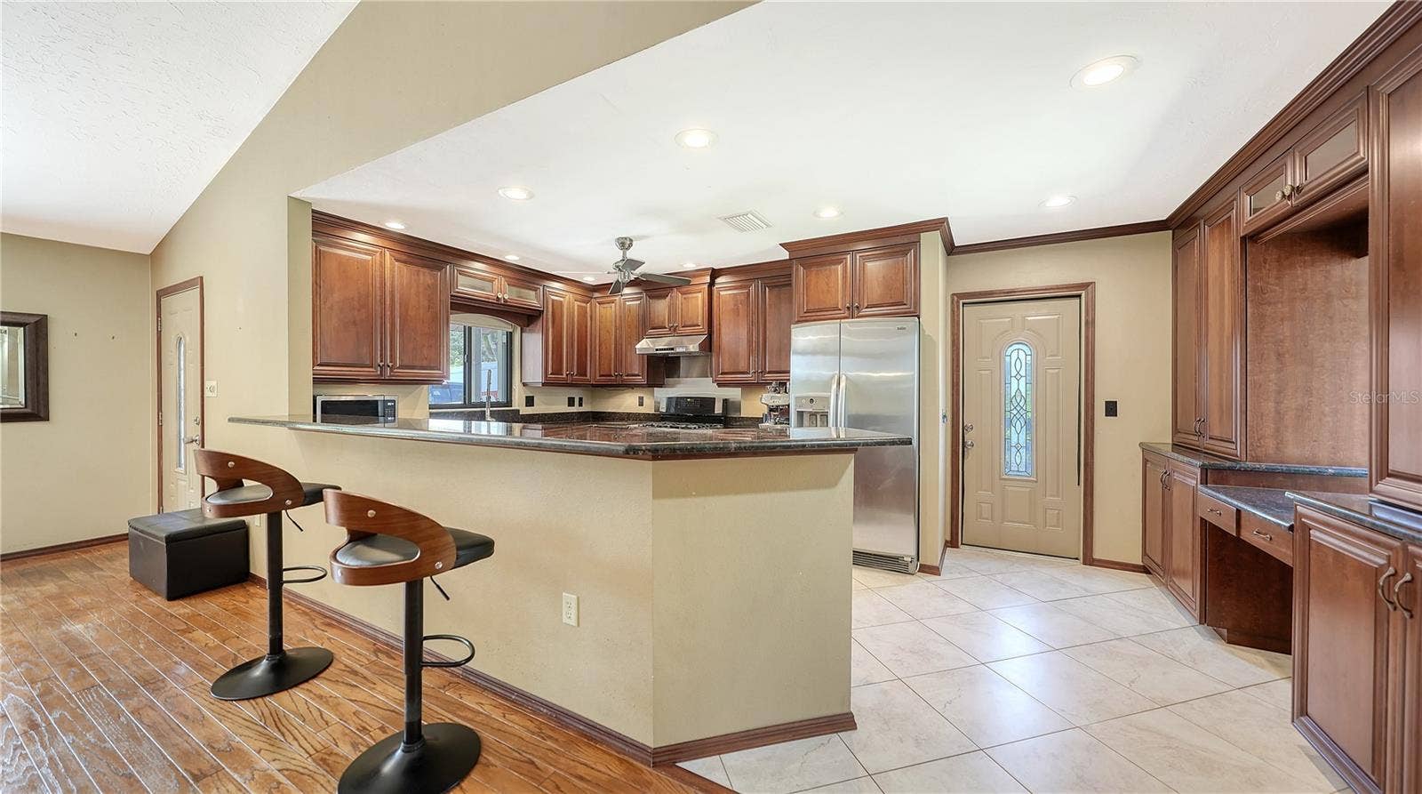 4842 + LOT 8 & 9 NUTMEG AVENUE, Sarasota, FL 34231 Kitchen 1 with Hardwood Cabinets