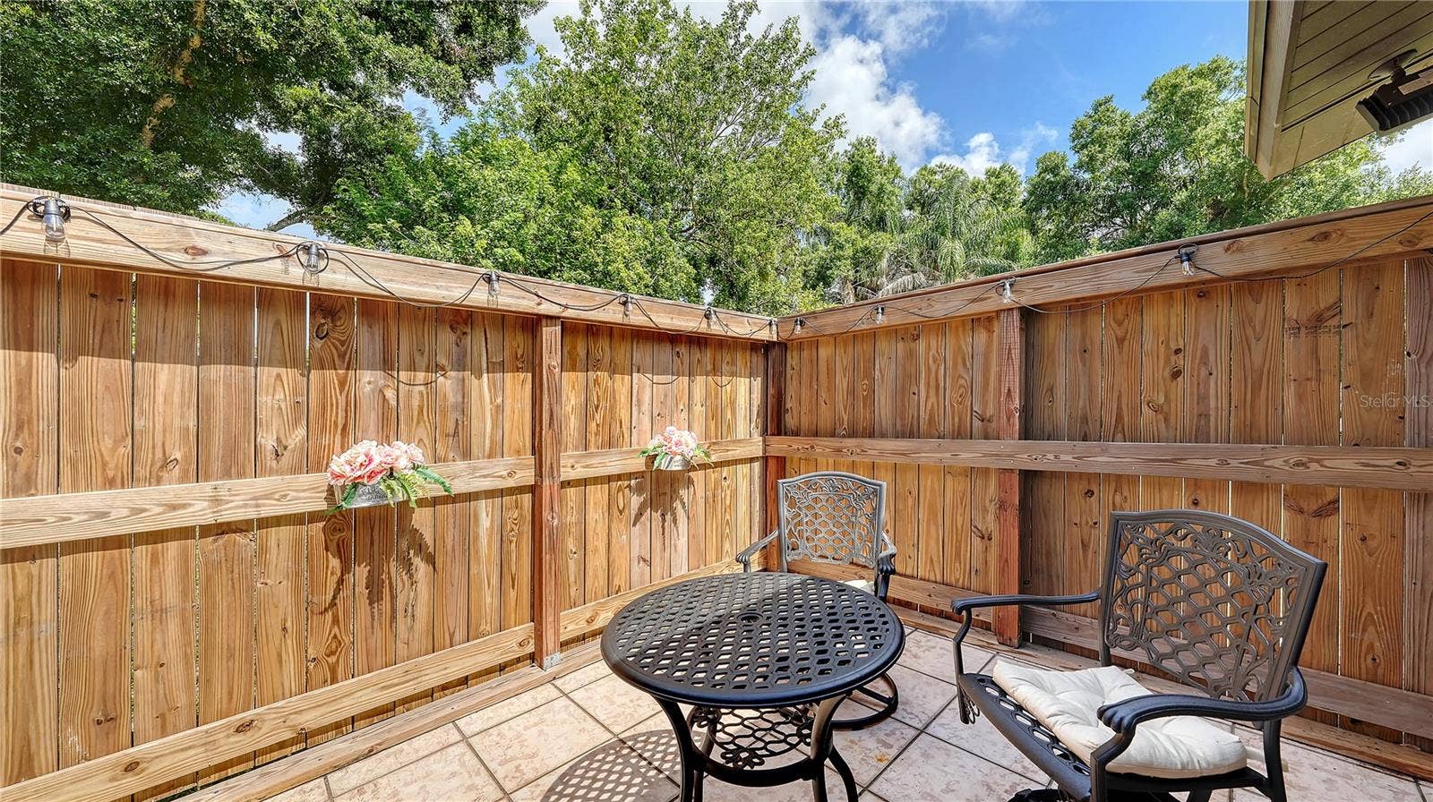 4842 + LOT 8 & 9 NUTMEG AVENUE, Sarasota, FL 34231 Master Bedroom Private Patio