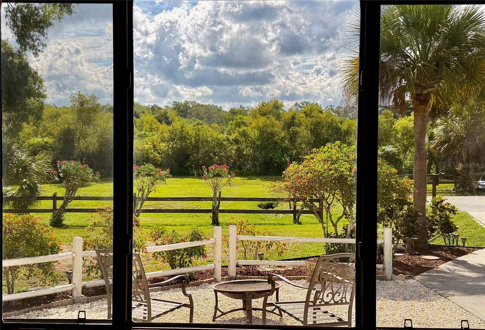 4842 + LOT 8 & 9 NUTMEG AVENUE, Sarasota, FL 34231 View from the Living Room