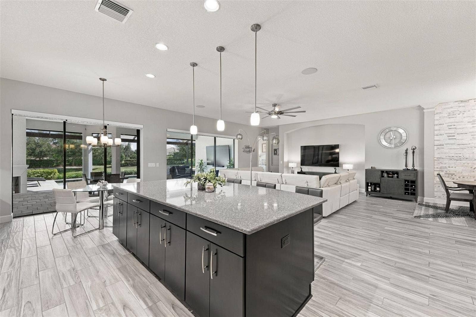 4723 BENITO COURT, Bradenton, FL 34211 Gourmet Kitchen with view to pool