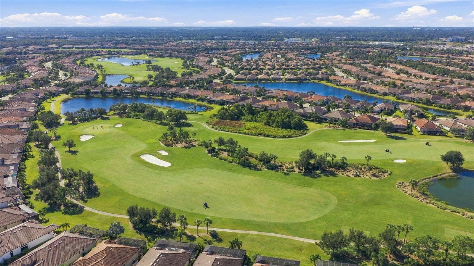 4723 BENITO COURT, Bradenton, FL 34211 Golf Course - Hole 1 I believe - par 4 - stay left