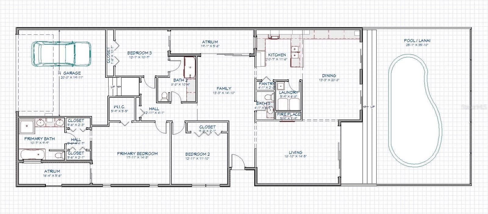 2245 HARBOURSIDE DRIVE, #101, Longboat Key, FL 34228 Floor plan