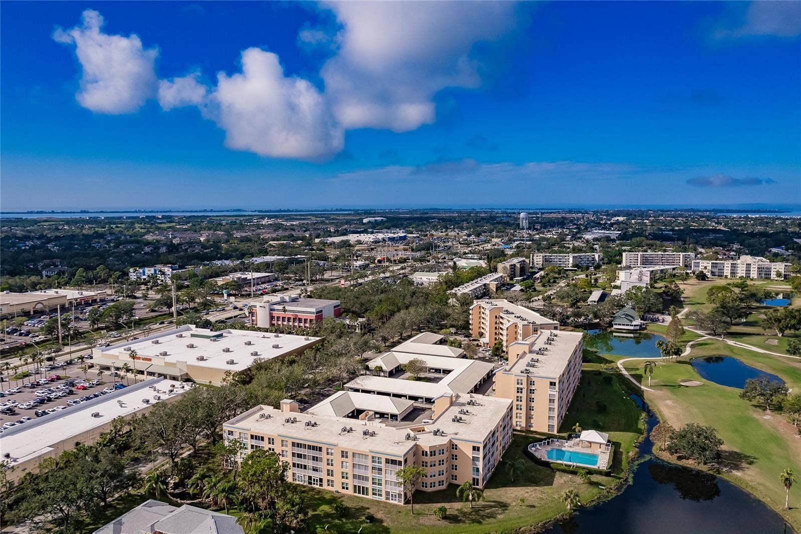 4550 PINEBROOK CIRCLE, #203, Bradenton, FL 34209 Overhead view of Building