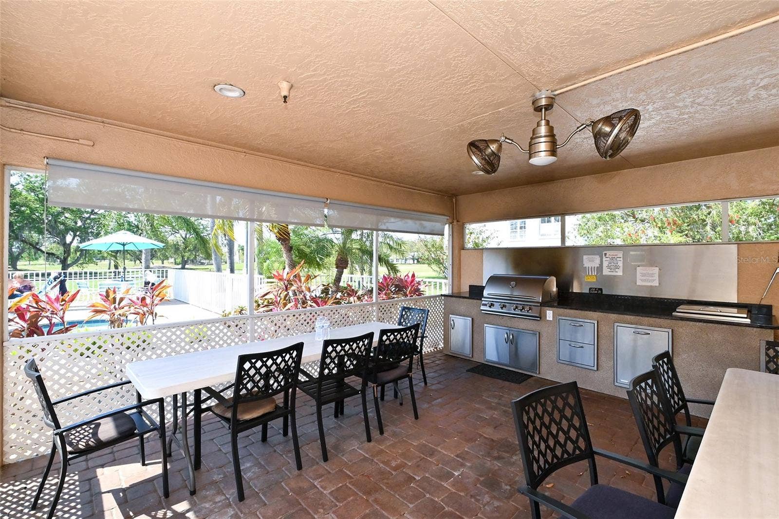 4550 PINEBROOK CIRCLE, #203, Bradenton, FL 34209 Clubhouse - Community Outdoor Grilling Area