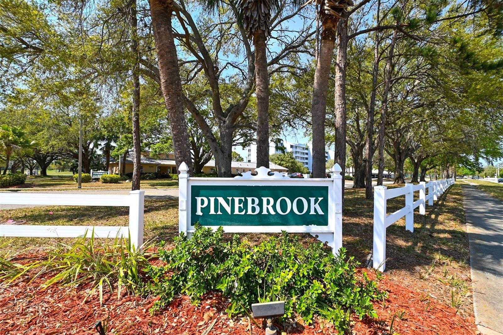4550 PINEBROOK CIRCLE, #203, Bradenton, FL 34209 Community entry sign