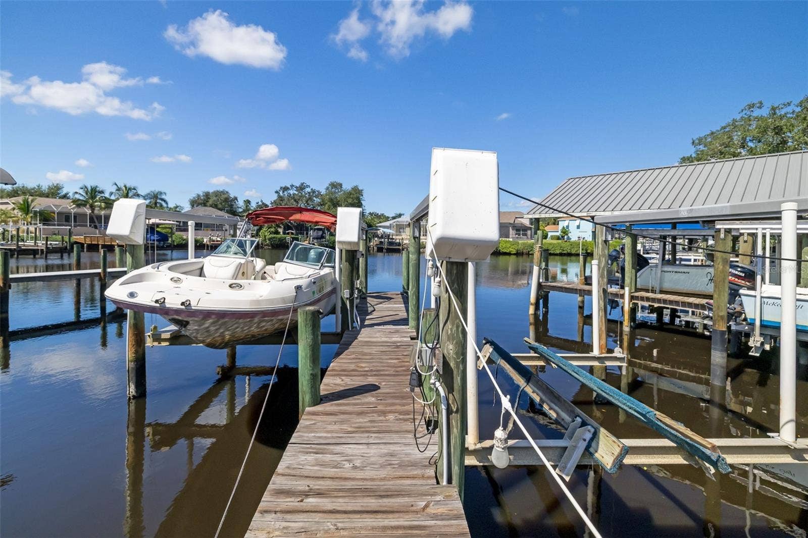 124 41ST CIRCLE E, Bradenton, FL 34208 Two boat lifts