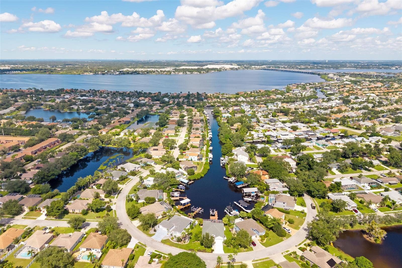 124 41ST CIRCLE E, Bradenton, FL 34208 View of the proximity to Manatee River ~ I75 bridge is on the right, Palmetto across the river