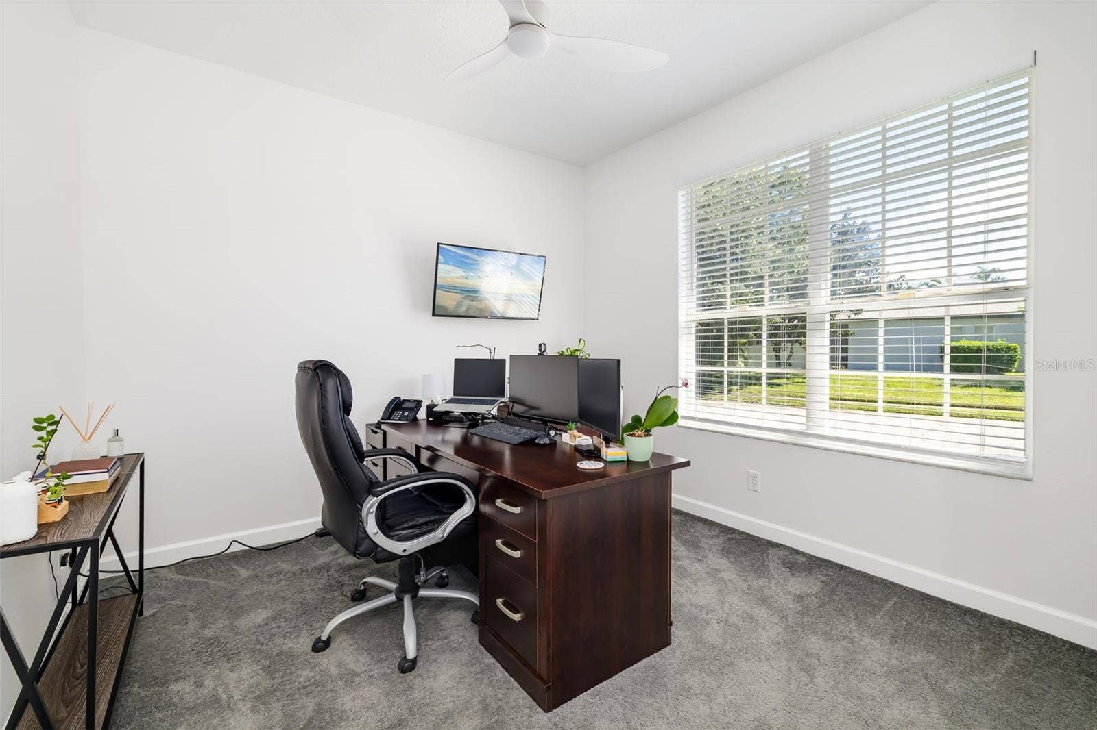 124 41ST CIRCLE E, Bradenton, FL 34208 Bedroom 2 - View of pond across the street