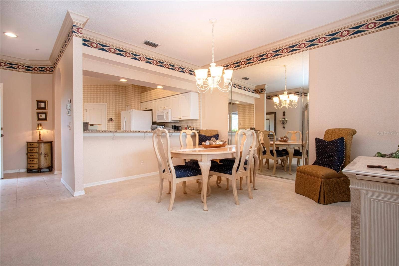 4937 CHASE OAKS DRIVE, Sarasota, FL 34241 Dining Area and Kitchen counter