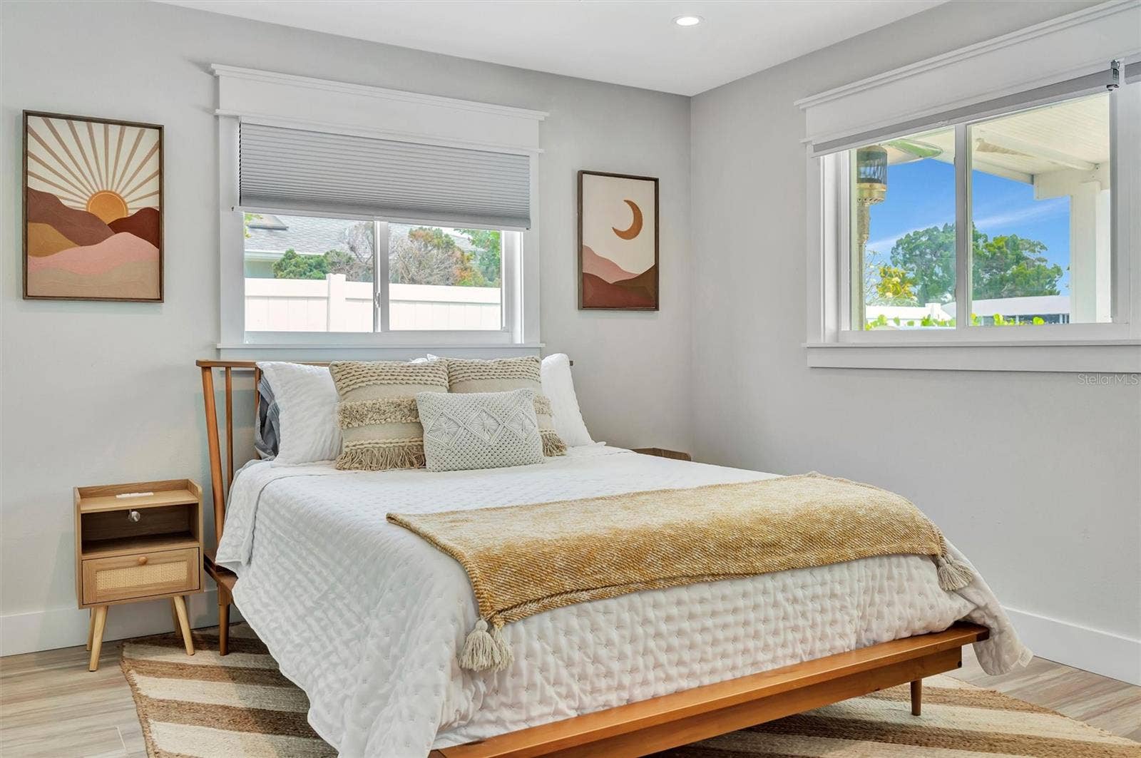 10115 KINGFISHER ROAD E, Bradenton, FL 34209 Bedroom #2 with Ensuite (Ensuite has direct access to the lanai and heated saltwater pool)