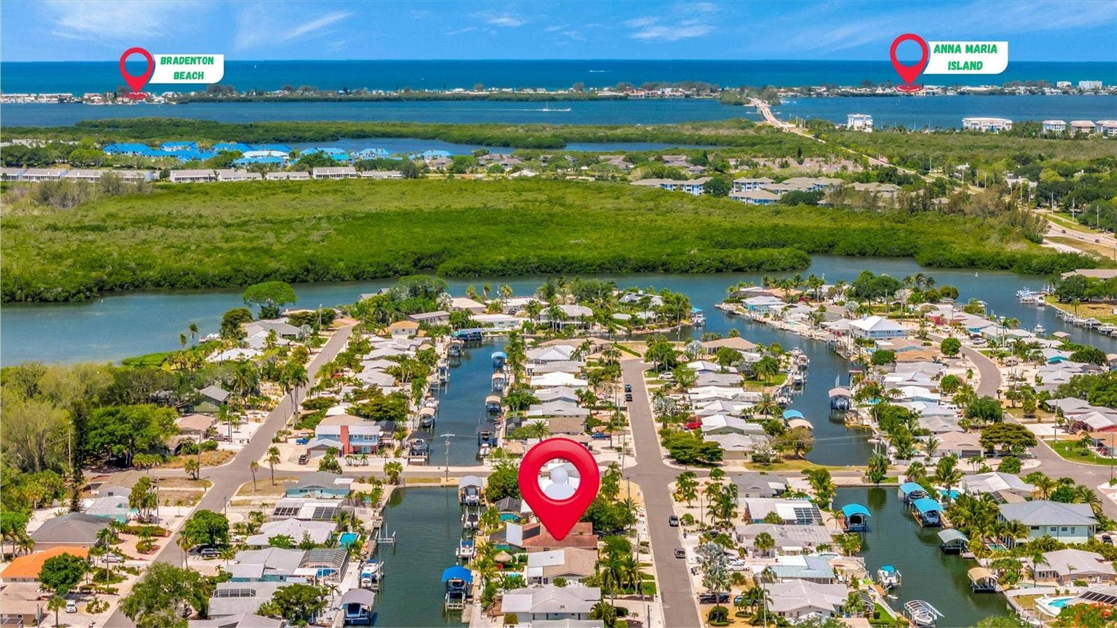 10115 KINGFISHER ROAD E, Bradenton, FL 34209 Less than 3 miles to Anna Maria Islands beautiful beaches.